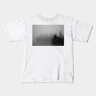 Mantua, Italy. City Wall Ruins Near the River Mincio Kids T-Shirt